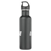 Lacrosse Edelstahlflasche (Rückseite)