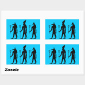 Lacrosse Egyptian Gods Sticker (Blatt)