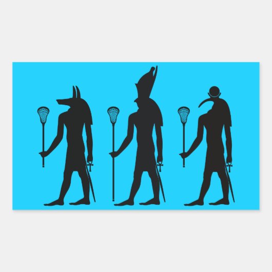 Lacrosse Egyptian Gods Sticker (Vorderseite)