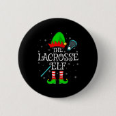 Lacrosse Elf Christmas Family Elf Squad Srts Playe Button (Vorderseite)