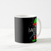 Lacrosse Elf Christmas Family Elf Squad Srts Playe Kaffeetasse (VorderseiteRechts)