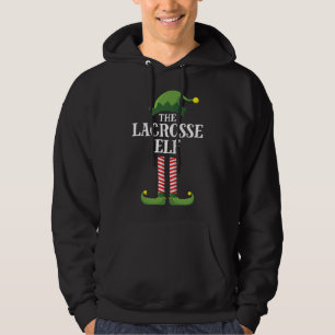 Lacrosse Elf Matching Familienweihnachtsfest Party Hoodie