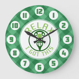 Lacrosse entspannen sich mich got diese runde Uhr