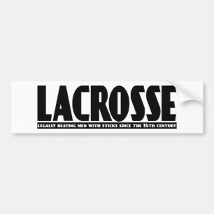 Lacrosse entwirft BeatingMen Autoaufkleber