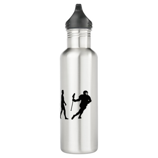 Lacrosse Evolution - Funny Lacrosse Edelstahlflasche (Rechts)