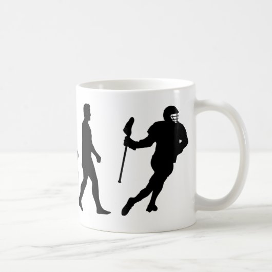 Lacrosse Evolution - Funny Lacrosse Kaffeetasse (Rechts)