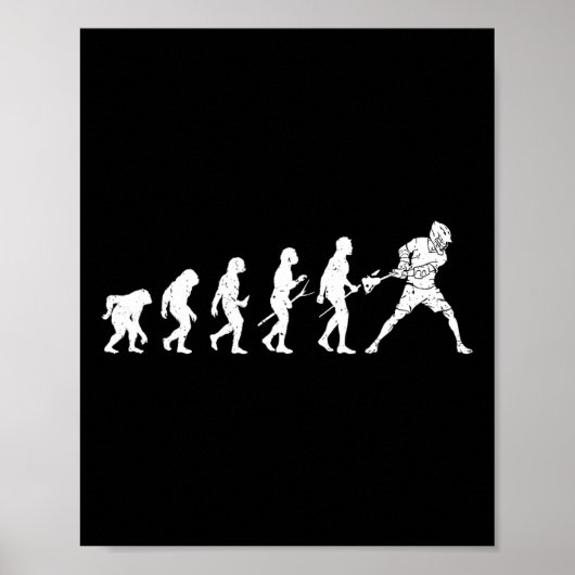 Lacrosse Evolution - Lacrosse Player Evolution Poster (Vorne)