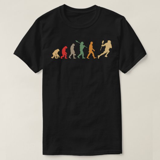 Lacrosse Evolution Vintag T-Shirt (Design vorne)