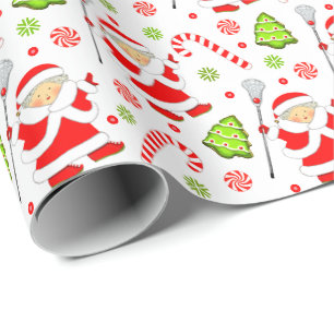 Lacrosse-Feiertags-Geschenkverpackungspapier Geschenkpapier