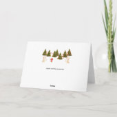 Lacrosse Feiertagskarte (Rückseite)