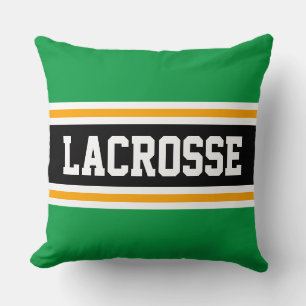 LACROSSE Fett grüngelb, schwarz Leichtathletikstre Kissen