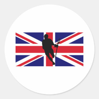 Lacrosse Flag IRock UK Aufkleber