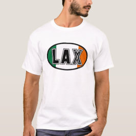 Lacrosse-Flaggen-Irland-Oval-T - Shirt