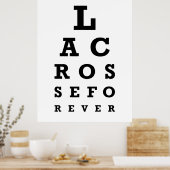 Lacrosse Forever Print - Groß Poster (Küche)