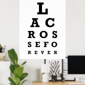 Lacrosse Forever Print - Groß Poster (Heimbüro)