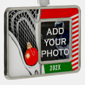 Lacrosse Foto 2025 Rahmen-Ornament Silber (Rechts)