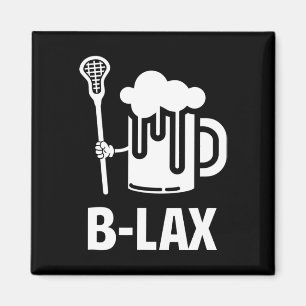 Lacrosse Funny Gift Men Coach Beer Lover B-lex Magnet