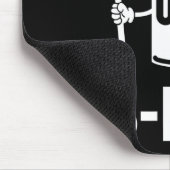 Lacrosse Funny Gift Men Coach Beer Lover B-lex Mousepad (Ecke)