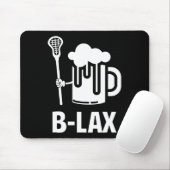 Lacrosse Funny Gift Men Coach Beer Lover B-lex Mousepad (Mit Mouse)