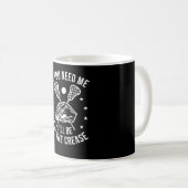 Lacrosse Funny Lax Player Goalie Kaffeetasse (VorderseiteRechts)