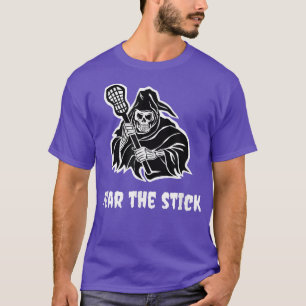 Lacrosse Funny Meme Sarcasm Sport Skelett Hallow T-Shirt