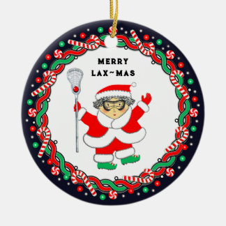 Lacrosse für Frauen Keramik Ornament