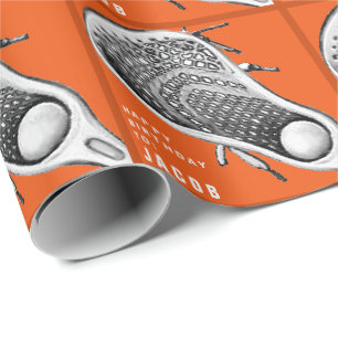 Lacrosse Geburtstagsgeschenk-Verpackungspapier Geschenkpapier