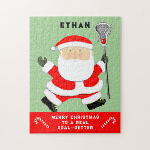 Lacrosse-Geschenk für die Feiertage Puzzle