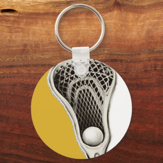 Lacrosse-Geschenk Schlüsselanhänger (Vorderseite)