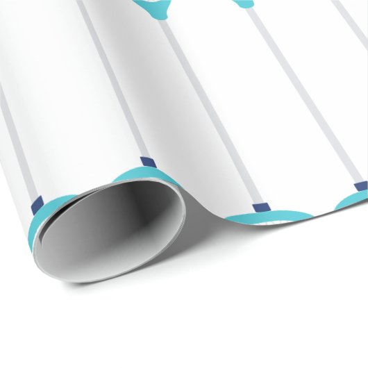 Lacrosse Geschenkpapier (Rolleneckpunkt)