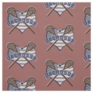 Lacrosse-Gewebe mit Herz-geformter Flagge Stoff