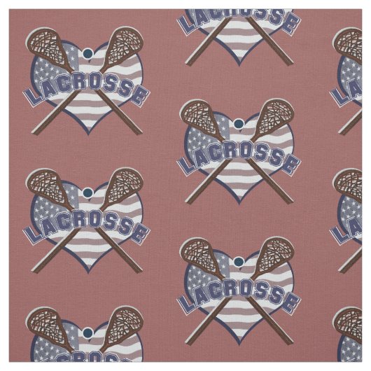 Lacrosse-Gewebe mit Herz-geformter Flagge Stoff (Muster)
