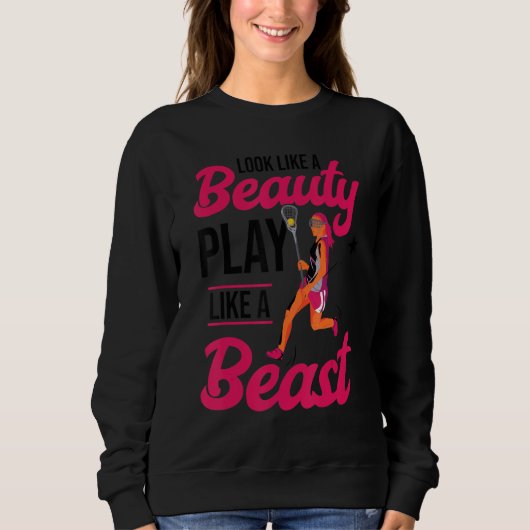 Lacrosse Girl Lax Sweatshirt (Vorderseite)