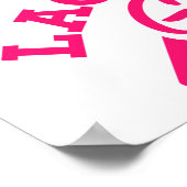 Lacrosse Girl Poster (Ecke)