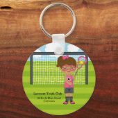 Lacrosse Girl Schlüsselanhänger (Vorderseite)
