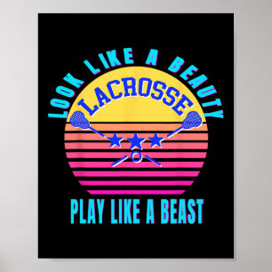 Lacrosse Girl Shirt Girl del Malcantone Poster