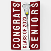 Lacrosse Glückwunschs 2025 Banner (Vertikal)