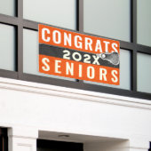 Lacrosse Glückwunschs Orange Banner (Äußeres Gebäude)