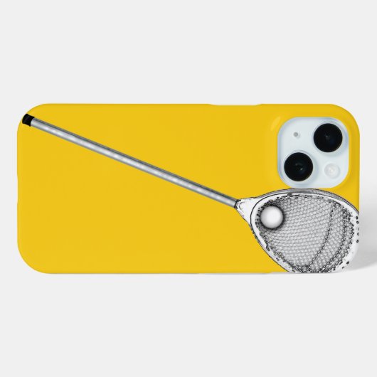 Lacrosse Goalie Case-Mate iPhone Hülle (Rückseite (Horizontal))
