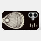 Lacrosse Goalie Case-Mate iPhone Hülle (Rückseite (Horizontal))