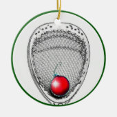 Lacrosse Goalie Christmas Collectin Keramik Ornament (Vorne)