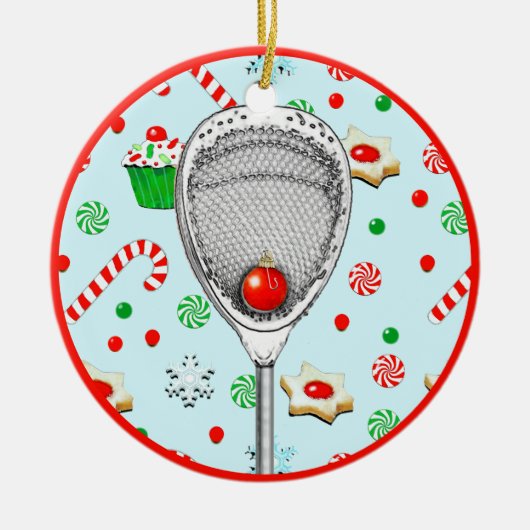 Lacrosse Goalie Collectible 2025 Keramik Ornament (Vorne)