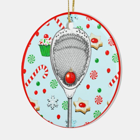 Lacrosse Goalie Collectible 2025 Keramik Ornament (Links)