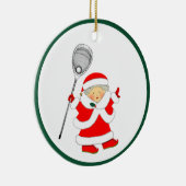 Lacrosse Goalie Collectible Keramik Ornament (Rechts)