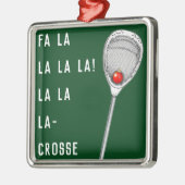 Lacrosse Goalie Collectible Metal Ornament (Links)