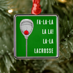 Lacrosse Goalie Collectible Ornament Aus Metall