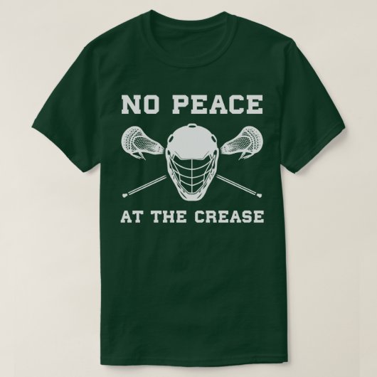 Lacrosse Goalie Crease Funny Lax T-Shirt (Design vorne)