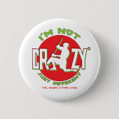 Lacrosse Goalie Design Button (Vorderseite)