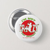 Lacrosse Goalie Design Button (Vorne & Hinten)