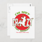 Lacrosse Goalie Design Postkarte (Vorne/Hinten)